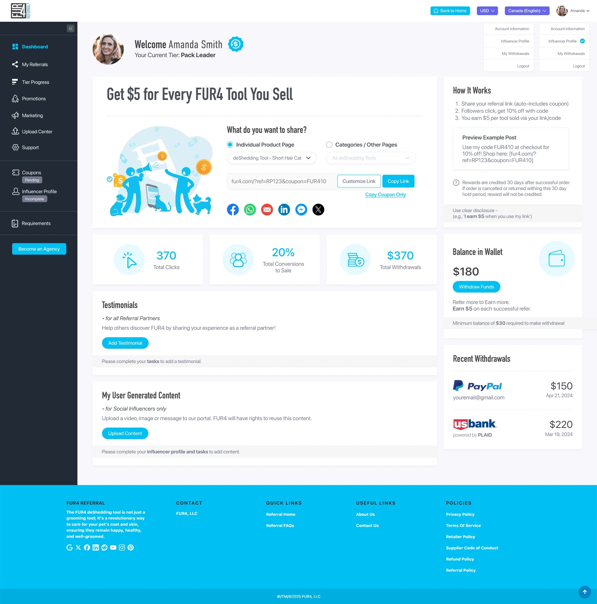Customer community page with a shared post and its replies